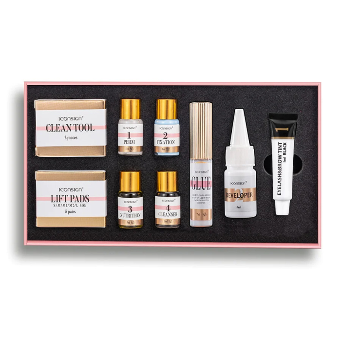 ICONSIGN, Lash Lift EyeLash Eyebrow With Dye Kit  ايكونساين، بكج رفع الرموش و الحواجب مع صبغة 